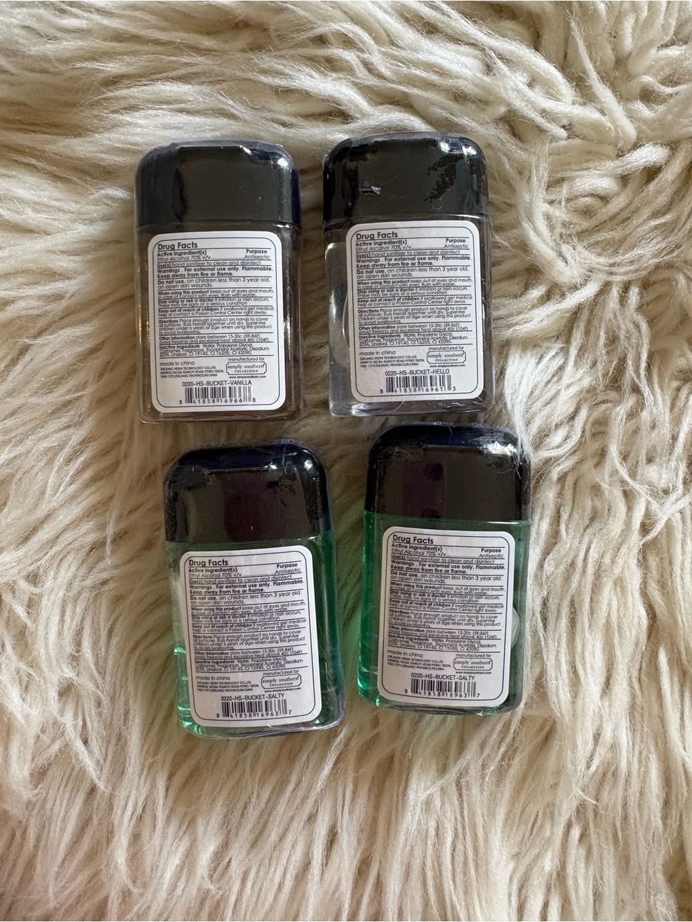 4 New Simply Southern Mama Bear Hand Sanitizers Mermaid Anti-Bacterial Hand Gel - Picture 2 of 2
